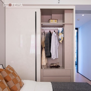 Sofeyia Tùy Chỉnh Cửa Trượt Tủ Quần Áo Phòng Ngủ Đặt Tủ Quần Áo Tủ Với Ngăn Kéo - Product Image 1