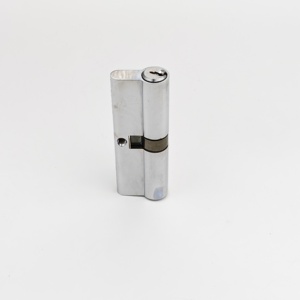 Cylindre de serrure de porte en laiton <span class=keywords><strong>avec</strong></span> coque en zinc argenté, double clé, 90 mm, <span class=keywords><strong>avec</strong></span> 3 clés en fer normales pour porte en bois, directement de l'usine - Product Image 3