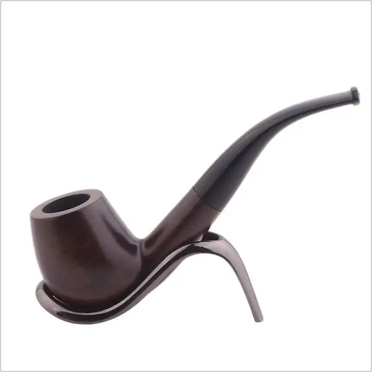 Lower Price Wholesale Tobacco Pipe Handmade Ebony Wood Pipes Smoking With Accessories Mini Tobacco Pipe