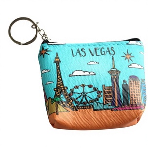 Großhandel <span class=keywords><strong>Las</strong></span> Vegas Design Tragbare Schlüsselanhänger-Style Damen Geldbörse Benutzerdefiniertes Design Portemonnaie - Product Image 1