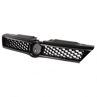Pour VW JETTA BICENTENARIO GLI 2011-2014 Grille de calandre de carrosserie de voiture en maille noire avec chrome 5C6853653A
