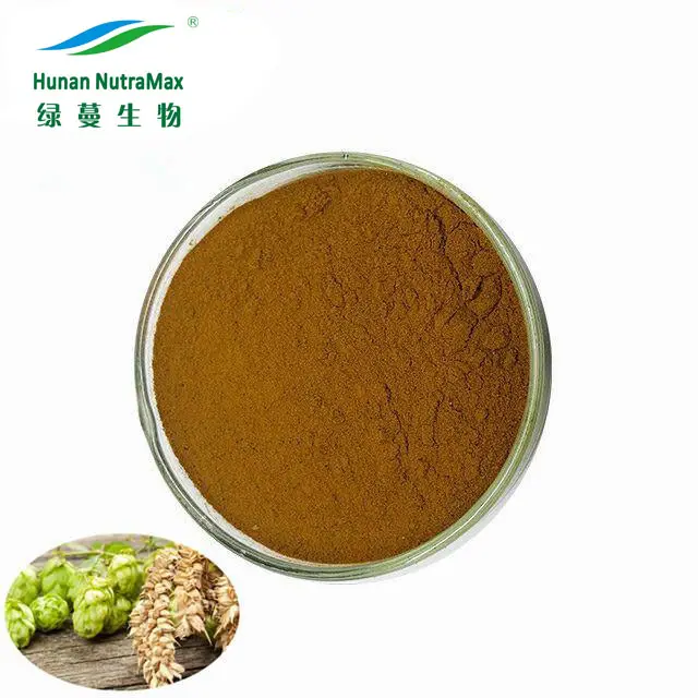 Hoa bia hoa chiết xuất 4% flavones Hops hoa chiết xuất flavones