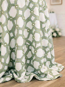 Low MOQ Wholesale Custom Printed Plant Pattern Tablecloth Cotton Linen Polyester Round <strong>Table</strong> <strong>Cover</strong> for Wedding Birthday Party - Product Image 3
