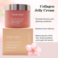 Crème Gelée Éclaircissante, Hydratante et Raffermissante au Collagène, Niacinamide, Ginseng, Ganoderma et Algues Hydrolysées pour Adultes, Marque Privée OEM/ODM