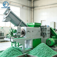 Machine de granulation et de déshydratation à chaud pour le recyclage de films plastiques humides et de déchets d'équitation