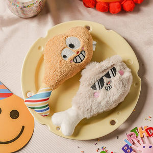 थोक नए डिजाइन टिकाऊ च्यू खिलौने भरे हुए प्लश पालतू जानवर कुत्ते के लिए खिलौना चिकन पैर खिलौना - Product Image 2