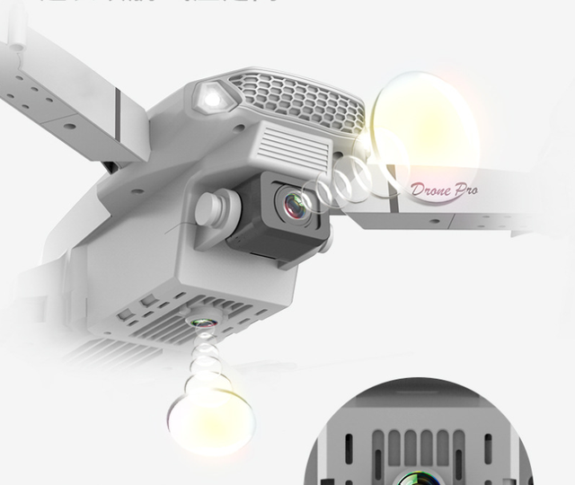 E88 PRO Drone Aerial Photography HD4k Dual Camera Wifi Connection 120 Degree Wide Angle 1800mah Battery Remote Control Aircraft