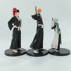 3 PCS/Set Anime Figure <span class=keywords><strong>Bleach</strong></span> Kurosaki Ichigo Abarai <span class=keywords><strong>Hitsugaya</strong></span> Toushirou PVC Action Figure Model Doll Toy - Product Image 5