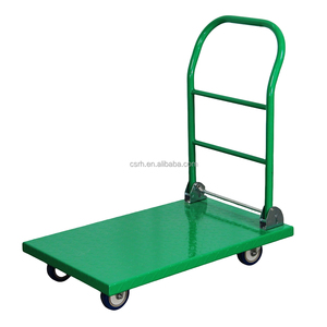 RH-WT02-1 900*600*850 मिमी हैंडल फोल्डेबल 500 किलोग्राम लॉजिस्टिक परिवहन भारी शुल्क गोदाम ट्रॉली - Product Image 1