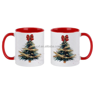 <span class=keywords><strong>Taza</strong></span> <span class=keywords><strong>Navideña</strong></span> Personalizable <span class=keywords><strong>de</strong></span> Porcelana Blanca <span class=keywords><strong>de</strong></span> 11 oz, Capacidad <span class=keywords><strong>de</strong></span> 400 ml, <span class=keywords><strong>Diseño</strong></span> <span class=keywords><strong>de</strong></span> Dibujos Animados, Logotipo Sublimado, Patrón, Apta para Alimentos, Estilo Americano - Product Image 1