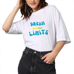 Camiseta de Lona Lavada al Ácido Extra Grande para Mujer, Última Moda, Diseño Personalizable, Tejido Transpirable de Secado Rápido para Venta al Por Mayor - Product Image 1