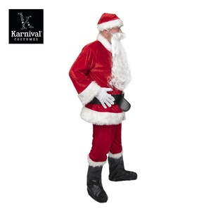 ODM vente en gros de tissu lourd de haute qualité <span class=keywords><strong>Costume</strong></span> de père Noël pour hommes <span class=keywords><strong>Costume</strong></span> de père Noël adulte chaud - Product Image 3