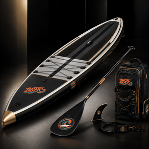 Planche de SUP gonflable pliable facile à transporter, idéale pour les voyages en solo, les excursions en groupe et les exercices aquatiques quotidiens - Product Image 3