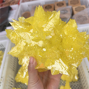 Vente en gros de haute qualité belle <span class=keywords><strong>pierre</strong></span> de <span class=keywords><strong>soufre</strong></span> native brute en vrac quartz <span class=keywords><strong>jaune</strong></span> naturel brut pour la décoration - Product Image 5