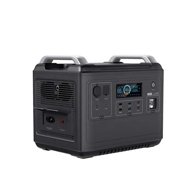 High Quality Portable Emergency Power Supply Power Banks Backup Solar Generator Lifepo4 Portable Power Station 2000w