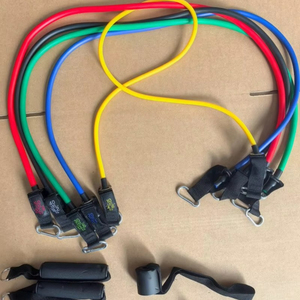 Ensemble <span class=keywords><strong>de</strong></span> 11 bandes d'exercice en latex durables et très élastiques pour la rééducation et l'entraînement - Product Image 6