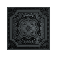 Plafond en grille PVC 3D imperméable de style moderne avec motif gaufré multicolore pour plafonds artistiques d'hôpitaux et de centres commerciaux