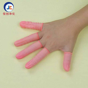 Duurzame Poedervrije <span class=keywords><strong>Esd</strong></span> Antistatische Cleanroom Roze Latex Vingerbedden Veiligheidshandschoenen Voor Elektronische Industrie - Product Image 4