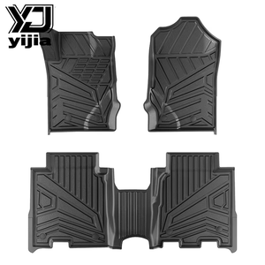 Alfombrillas Modernas de 3 Piezas, Moldeadas por Inyección, Completamente de TPE, 2.5 mm de Grosor, para Explorer, Edge, Raptor, F150, Everest, <span class=keywords><strong>Mondeo</strong></span>, Golden Day <span class=keywords><strong>2023</strong></span> - Product Image 1