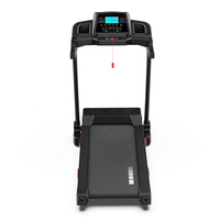 Caminadora Eléctrica Plegable de 130 kg con Inclinación Automática, Pantalla LCD, Velocidad de 1-16 km/h, para Uso Doméstico, Máquina para Caminar/Correr en Interiores