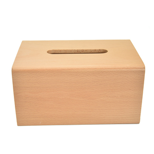 Modern living room wooden tissue box cover heightening creative square tissue box