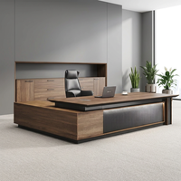 Mesa de la oficina del gerente mesa de la oficina del nuevo diseño escritorio de la oficina muebles comerciales modernos escrito