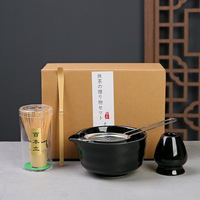 Bol à matcha Dingyue avec bec verseur, ensemble d'outils pour le matcha, bol à thé japonais au design variable, Bai Ben Li, ensemble fouet à matcha de la dynastie Song