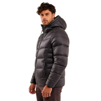Ventes Flash : Blouson d'Hiver Homme Grande Taille en Cuir, Personnalisé et Élégant, avec Capuche, Fermeture Éclair et Rembourrage Isolant, Idéal pour l'Extérieur et le Sport