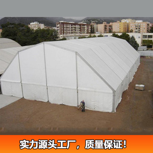 Carpa rectangular de PVC para ferias comerciales con vidrio y puerta enrollable para uso en exteriores. - Product Image 5