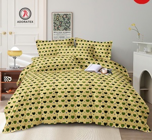 Lot de 3 Pièces Draps de <span class=keywords><strong>Lit</strong></span> en Gros 100 % Polyester, Ensemble de Literie avec Housses de Couette et Parures de Draps Complètes Personnalisables - Product Image 4