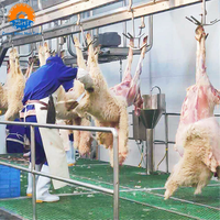 Ligne d'abattage de moutons entièrement automatique, solution clé en main, abattoir complet pour chèvres, équipement d'abattage de mouton, prix d'usine, CE