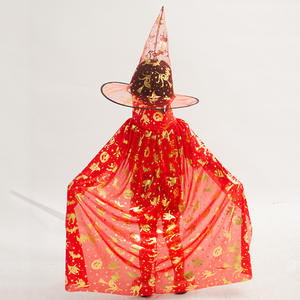 MADESHINE, accesorios de decoración de disfraces de Halloween para niños, conjunto de capa de <span class=keywords><strong>mago</strong></span> con sombreros de bruja, capas para decoraciones de fiesta - Product Image 5