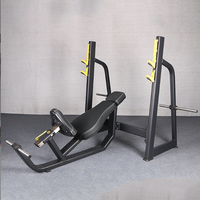 Vente en gros, équipement de gymnastique, banc de descente, banc de presse, cadre d'entraînement de la poitrine oblique, gymnase, tige spéciale