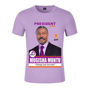 Camisetas Personalizadas para Campañas Electorales, Impresión Completa, Tejido Sólido 100% Poliéster Ecológico, para Candidatos Presidenciales - Product Image 4