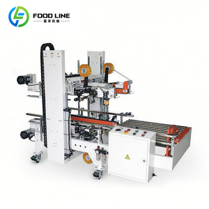 Macchina Automatica per Sigillatura e Reggiatura di Cartoni con Tavolo Alto in Acciaio Inossidabile per Imballaggio - Product Image 3