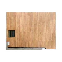 Panneau mural en faux bois moderne NEU, revêtement imperméable, pierre de parement, ignifuge, panneau mural décoratif