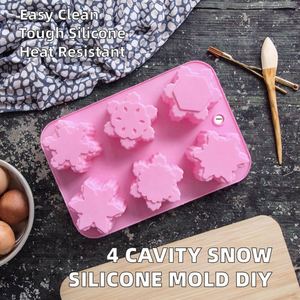Moule en silicone effet neige pour la cuisson de gâteaux, la fabrication de savons, de bougies et de résine - Jetable, résistant aux hautes températures, facile à nettoyer - Product Image 2