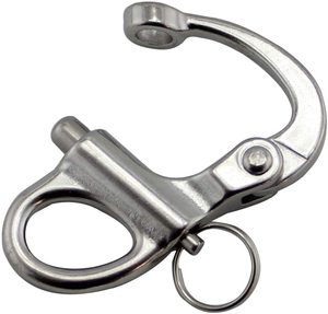 Marine Partie Dépôt Fixe En Acier Inoxydable Caution Mousqueton Manilles - Product Image 2
