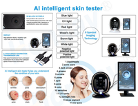 Analyseur de peau portable AI, scanner facial 3D ultra-fin, appareil de diagnostic USB pour la maison et le salon