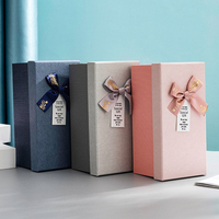Boîtes personnalisées pour cadeaux, emballage avec nœud papillon, boîte en papier