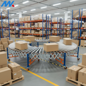 Trasportatore a Rulli Motorizzato Espandibile Antipolvere per l'Industria Mineraria, Robusto Sistema Telescopico per la Movimentazione dei Materiali - Product Image 4