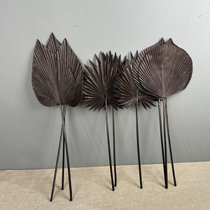 <span class=keywords><strong>Foglie</strong></span> di Palma Artificiali in PU, Frondi di Palma Ventilata Effetto Essiccato, 73cm Marrone, <span class=keywords><strong>Foglie</strong></span> Tropicali Finte per Vasi, Matrimoni e Decorazioni Domestiche - Product Image 4