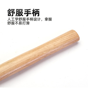 Marteau à bec de canard Hegun avec manche en bois, en acier au carbone forgé, haute dureté, outil artisanal pour la maison - Product Image 3