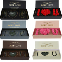 Coffret Cadeau de Roses Artificielles en Savon « Je t'aime » – Fleurs de Savon Personnalisables pour la Saint-Valentin
