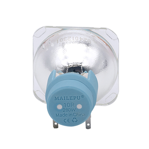 Luz Móvil de Haz de Alta Calidad <span class=keywords><strong>GLT</strong></span> 10R 280W Sharpy con Base de Vidrio E27, Bombillas Halógenas Blancas, IP33 para Uso en Bares y Escenarios - Product Image 1