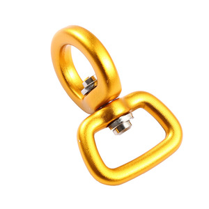 Anillo Giratorio de Aluminio con Doble Grillete para Correa de Mascotas, Herraje Táctico para Correa, Diseño Duradero para Uso en Exteriores - Product Image 1
