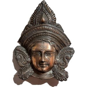 Parijat ที่แขวนผนังทำจากโลหะลายเทพธิดาโบราณขนาด22.5ซม. x 6.25ซม. x 27.5ซม. ของตกแต่งแจกันติดผนัง - Product Image 2