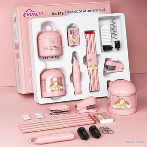 Ensemble de Papeterie Électrique pour Enfants, Fournitures Scolaires pour Élèves de <span class=keywords><strong>Maternelle</strong></span> et Primaire, Coffret Cadeau de Fin d'Année Scolaire, Idéal pour le Bureau - Product Image 3