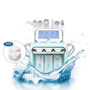 Mới nhất siêu âm auqa lột RF Microdermabrasion oxy 7 trong 1 hydrodermabrasion H2O2 hidra vẻ đẹp máy trên khuôn mặt