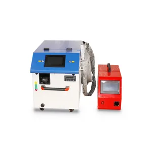 Laser Spot Welder Portabel Genggam Serat Laser Terus Menerus 1000W 1500W 2000W Mesin Las Laser